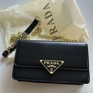 Black designer purse